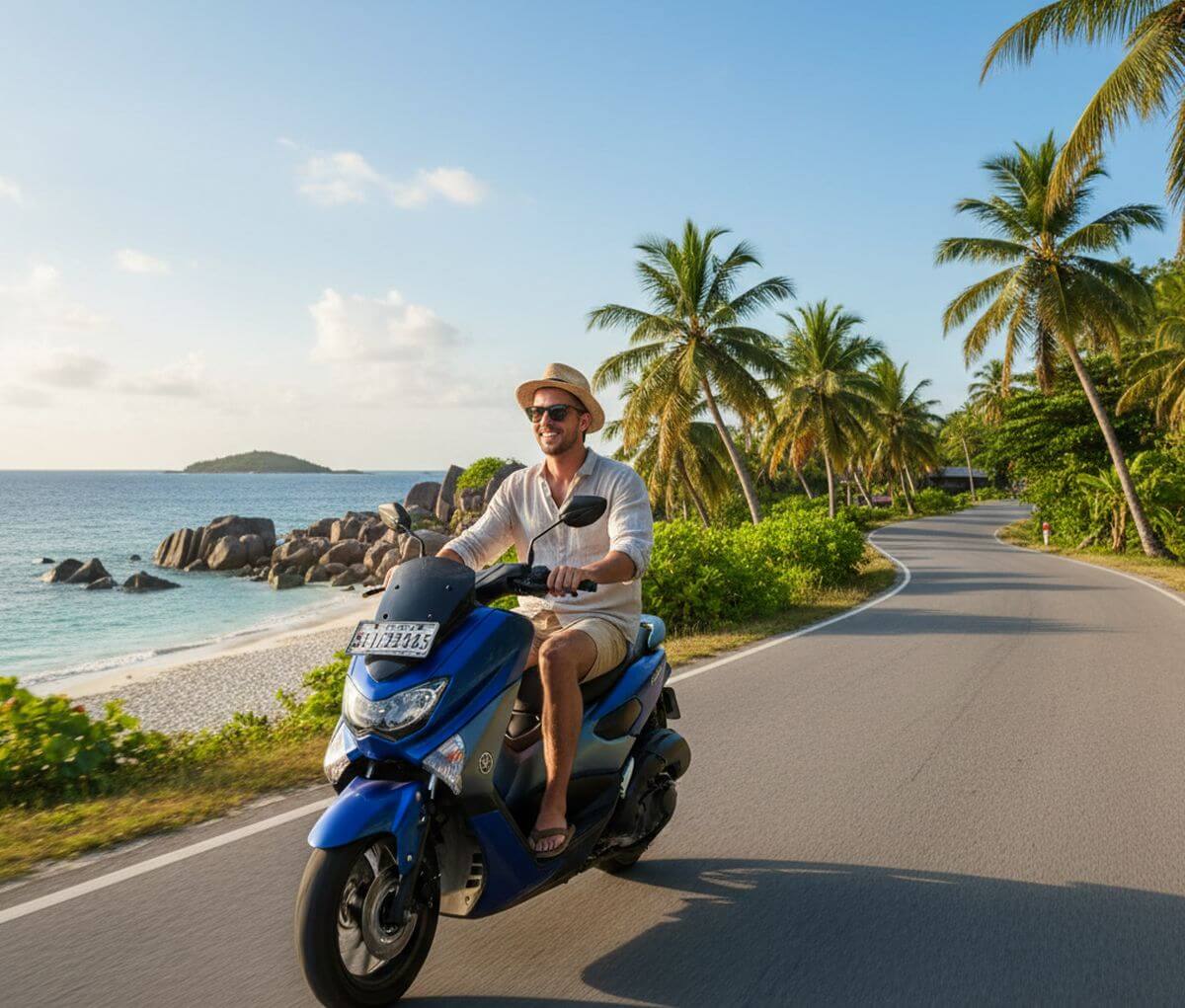 location scooter Seychelles